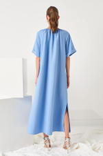 51487 Платье женское (голубой)