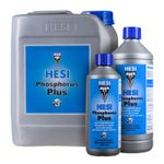 Линейка HESI Phosphorus Plus, синий жидкий PK-стимулятор для почвы, 05 л, 1 л, 5 л