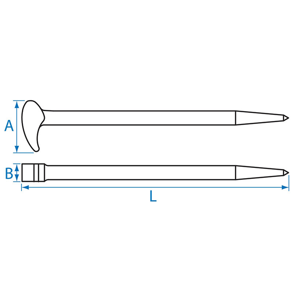KING TONY (9TK312) Монтировка кузовная, длина 305 мм