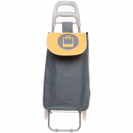 Тележка хозяйственная с сумкой (94*25*34см, колеса 16см,грузоподъемность до 30 кг.) серая BF-101