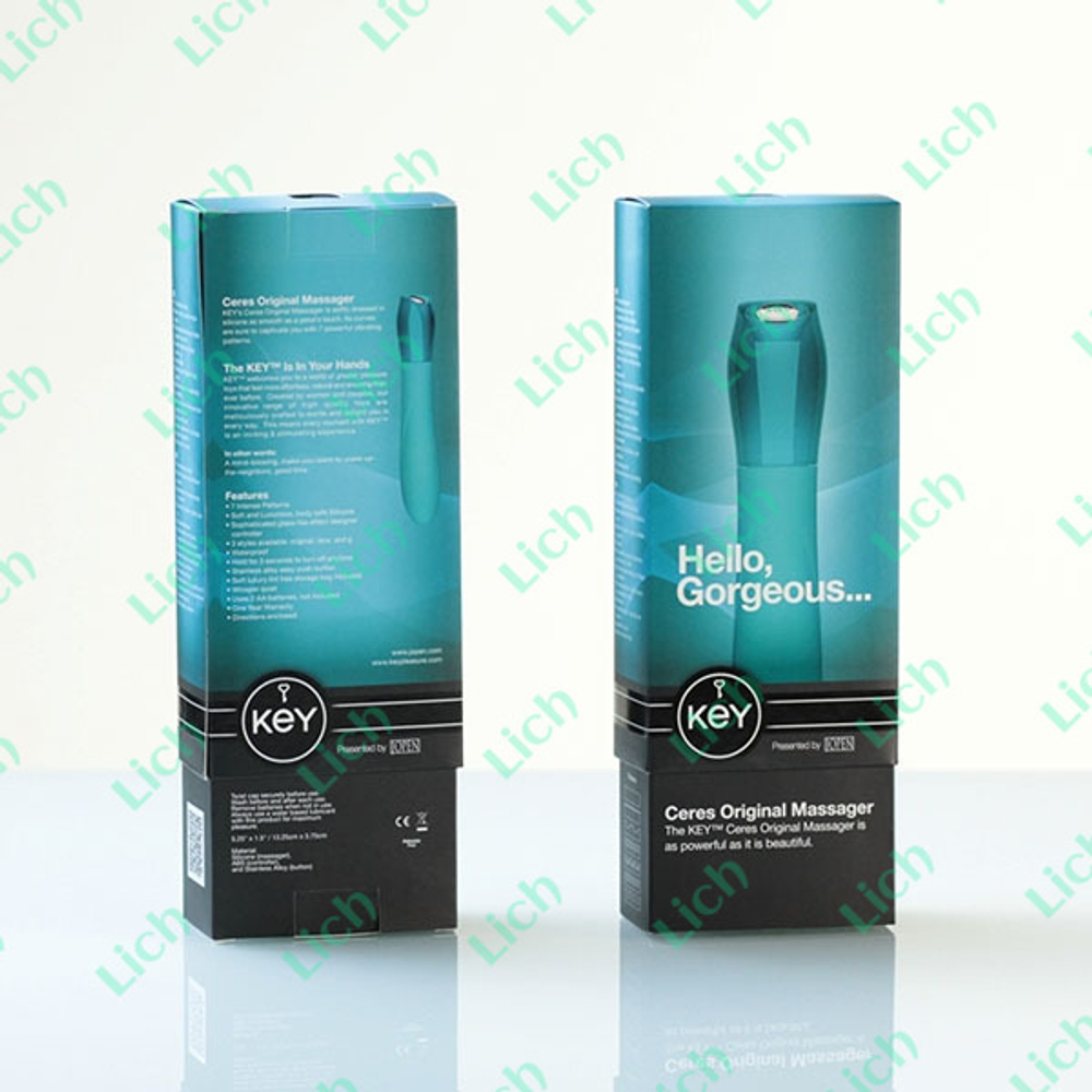 Мощный голубой вибромассажер Ceres Original