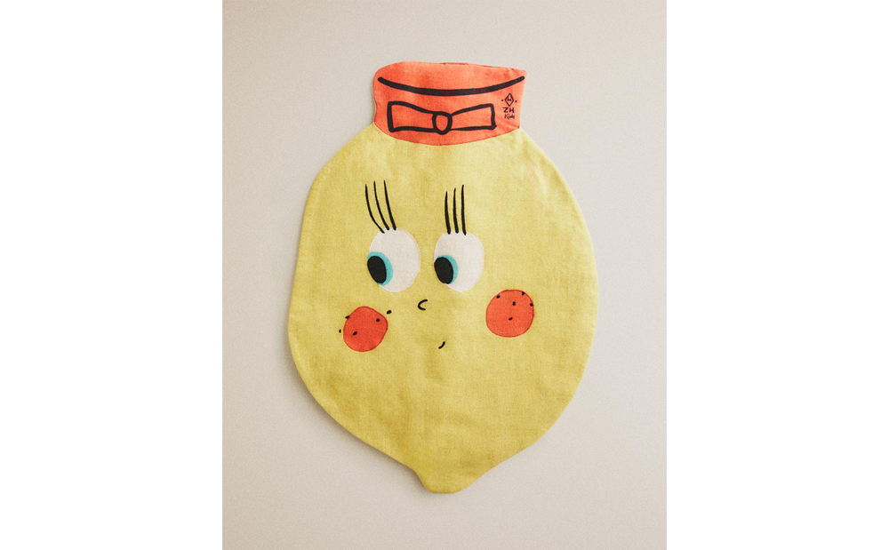 Zara Home тарелка из нержавеющей стали, цвет разноцветный, 50 см · 9610/023