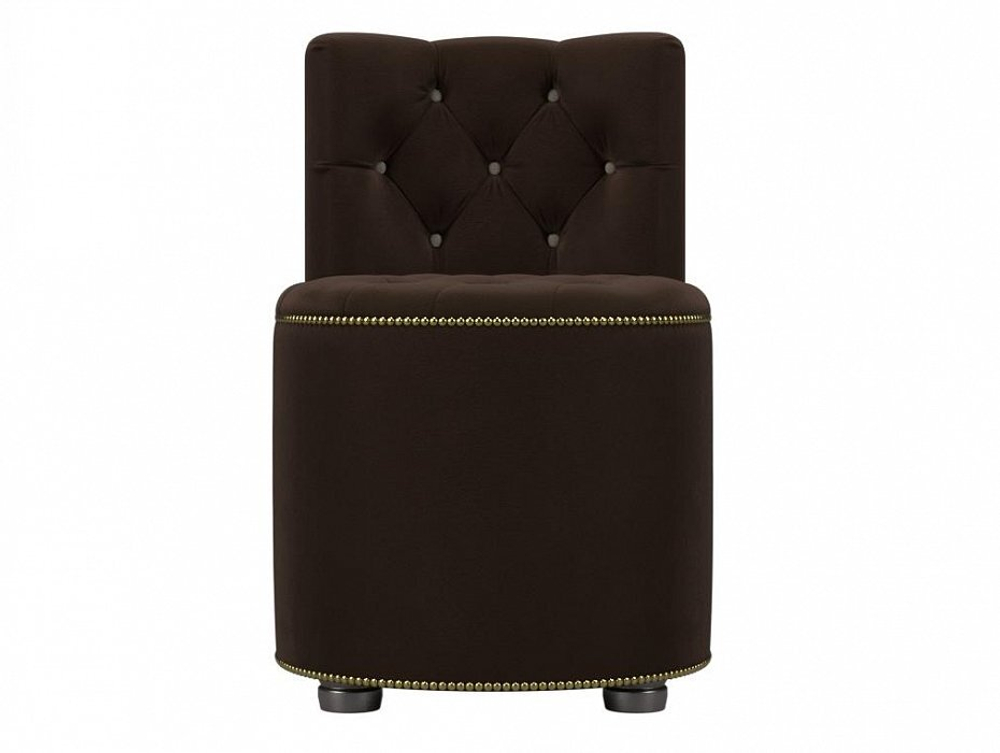 Пуф Саваж, Коричневый, Микровельвет, 29298