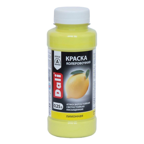 Краска-колер  DALI лимонный  0,25л (Рогнеда)