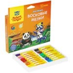 Мелки масляные Мульти-Пульти "Енот в Китае", 18цв., шестигранные, картон, европодвес