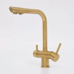 Смеситель для кухни WasserKRAFT A8387 матовое золото
