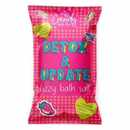 Соль для ванн шипучая Katrin Detox & Update 100 гр