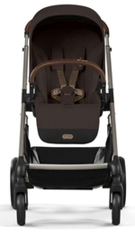 Коляска Cybex Balios S Lux TPE complete Cloud G Magic Black 3 в 1 Chocolate Brown с дождевиками