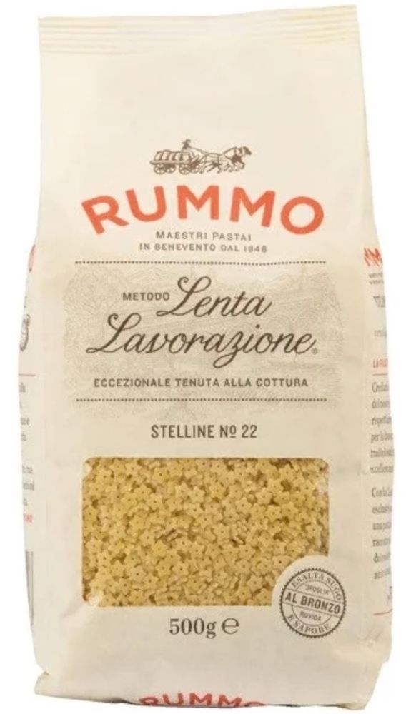 RUMMO Макароны Stelline №22, 500 г, 2 шт