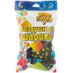 Шар (12"/30 см) Шелкография С ДР Звезды флуоресц, пастель, 4 ст 25 шт.