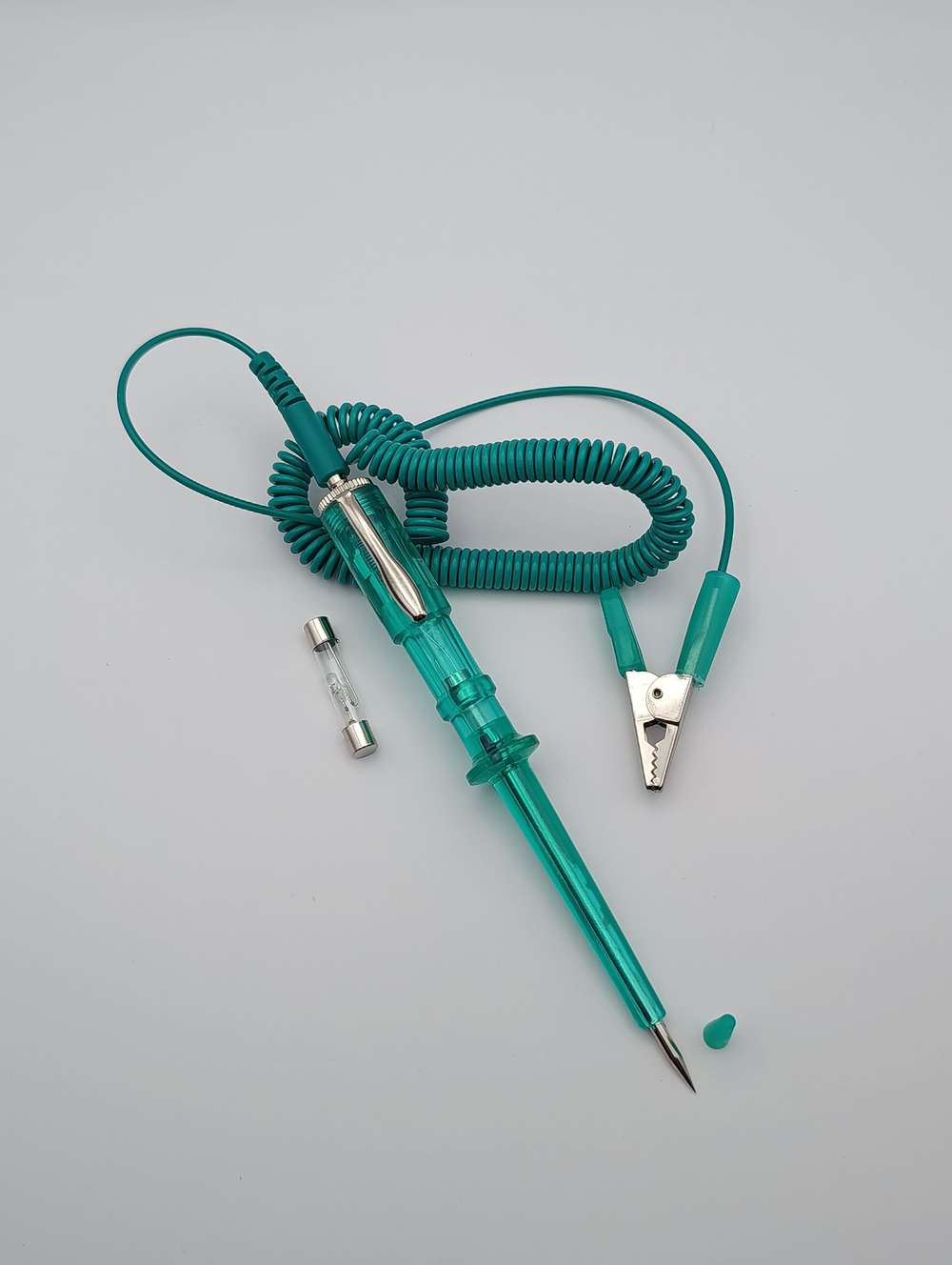 Тестер напряжения автомобильный игла с индикатором 6-12-24V ЗЕЛЕНЫЙ