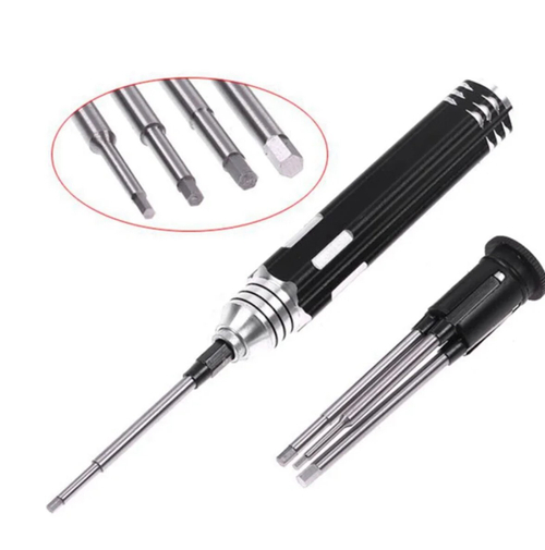 Набор шестигранных отверток (H1.5, H2, H2.5, H3) - 4 в 1