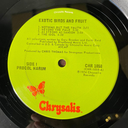 Винтажная виниловая пластинка LP Procol Harum Exotic Birds And Fruit (США 1974)