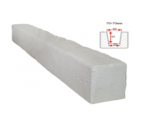 Балка декоративная из пенополиуретана 195х130 мм