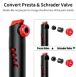 Насос ручной велосипедный West Biking в наборе,YP0711098