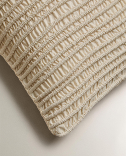 Zara Home наволочка декоративная из хлопка, экрю, 40x60 см · 6362/008