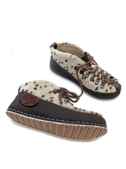 Ботинки меховые "Stains"