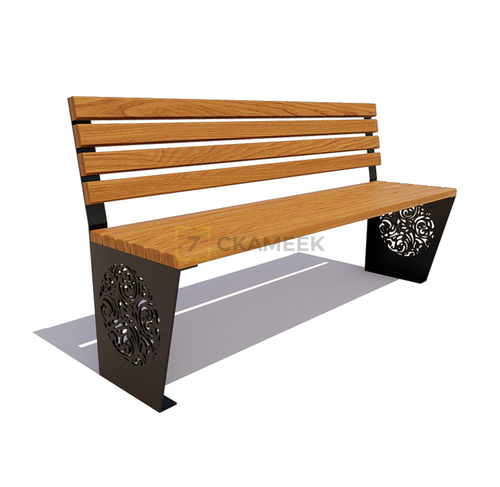 Скамейка садовая «Индия» без подлокотников (1,5 м ангарская сосна,40х60)