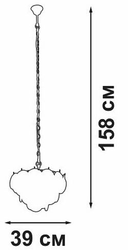 Подвесная люстра Vitaluce V5315 V5315-9/5