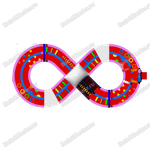 Надувная полоса "Попкорн"