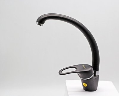 08023-1С Смеситель однорычажный для кухни "GANZER"  (10/1шт)