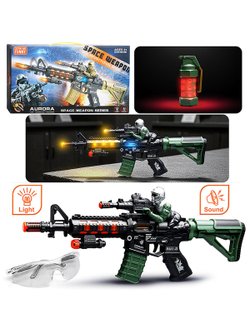 Детский Автомат со светом и звуком на батарейках (844-10)