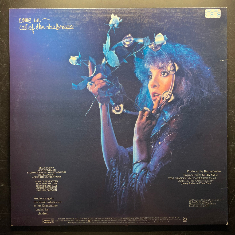 Stevie Nicks ‎– Bella Donna (США 1981г.)