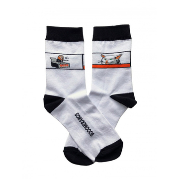 Носки длинные "Мем: кот"