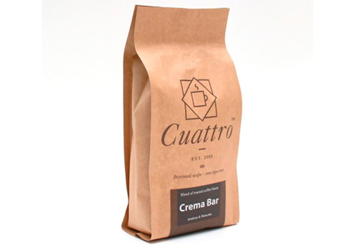 Кофе зерновой Cuattro Crema Bar, 500г