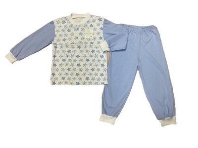 Пижама на кнопках из кулирки (100% хлопок) на рост 86-92 см