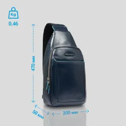 Рюкзак слинг Piquadro Blue Square (CA4827B2/BLU2) 2
