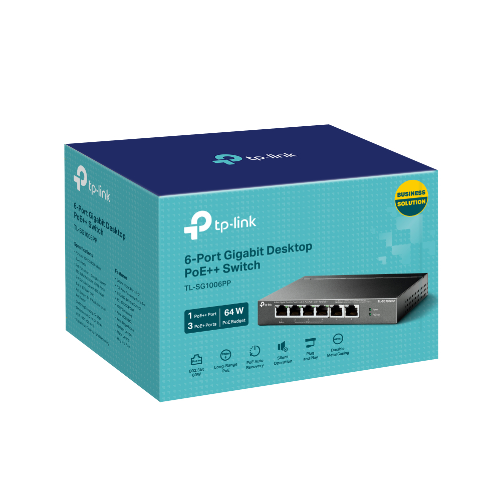 Коммутатор TP-Link TL-SG1006PP