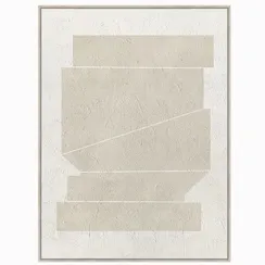 Постер Purity geometric 120х90 см, бежевый, белый