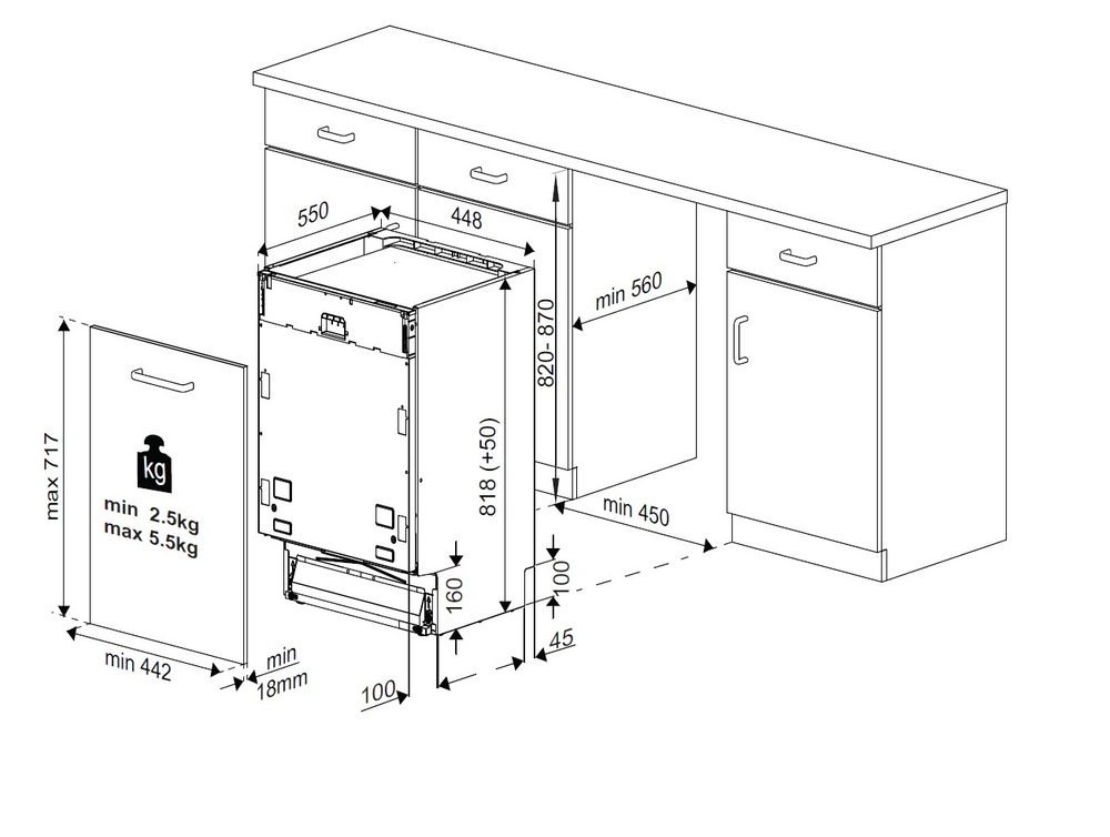 Встраиваемая посудомоечная машина Beko BDIS38120Q