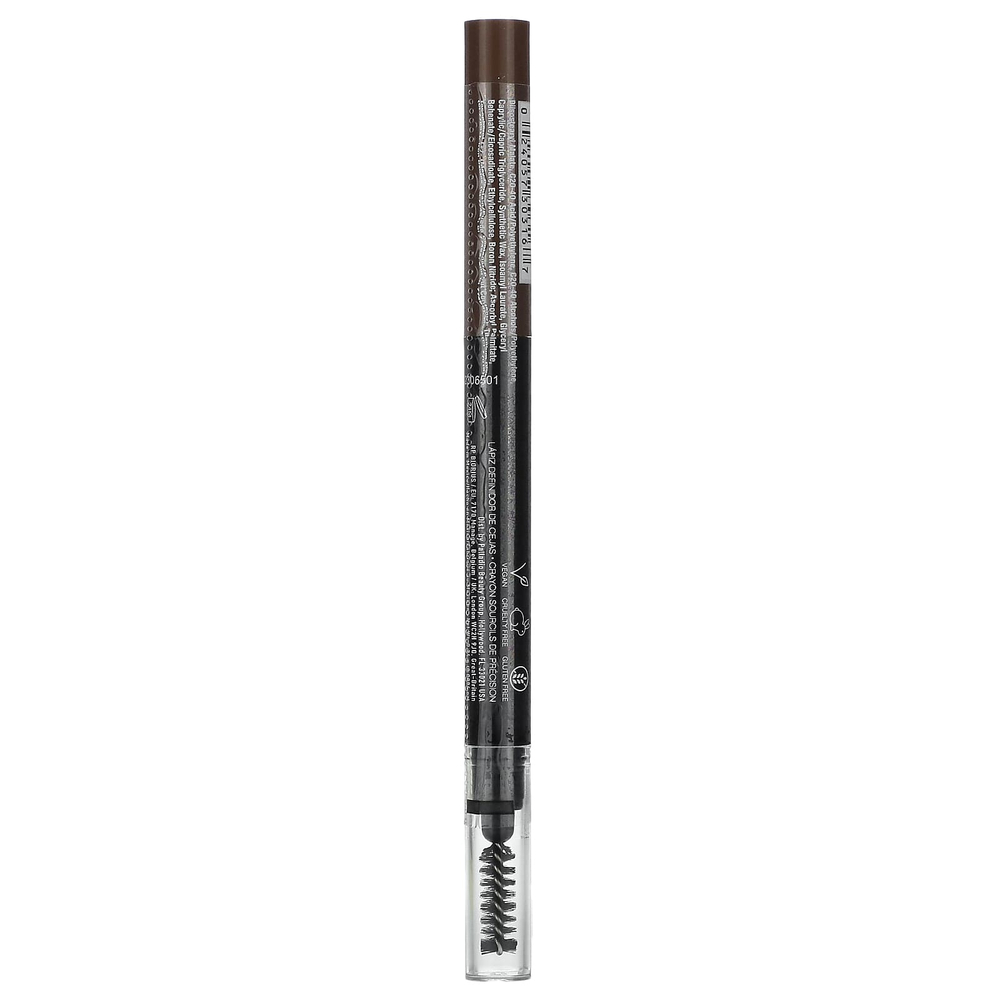 Palladio, The Brow Definer, выдвижной карандаш для бровей, коричневый цвет PBD03, 0,24 г (0,0084 унции)