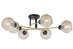 40259MD/6 MBK+AB (1) Люстра (NW)