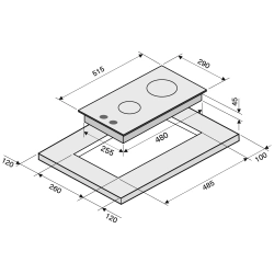 Газовая варочная панель Krona Hagel 30 BL