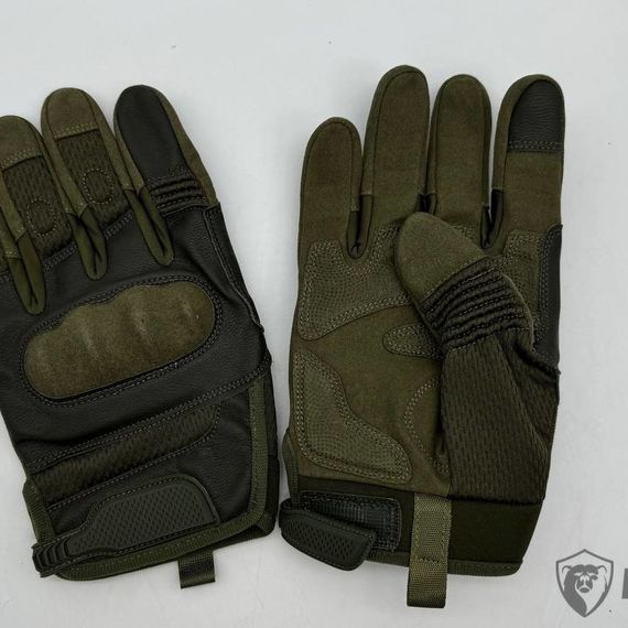 Перчатки «Аллигатор» тактические, олива