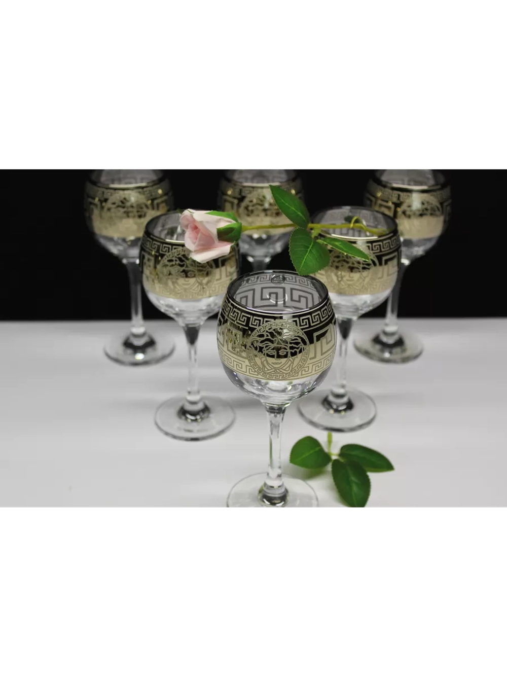 Фужеры для вина 6 штук Версаче