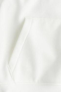 H&M Толстовка с капюшоном и принтом, белый