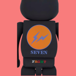 Дизайнерские игрушки BE@RBRICK ROBERT INDIANA ×fragmentdesign BLACK1000%, BE@RBRICK-2406-0020