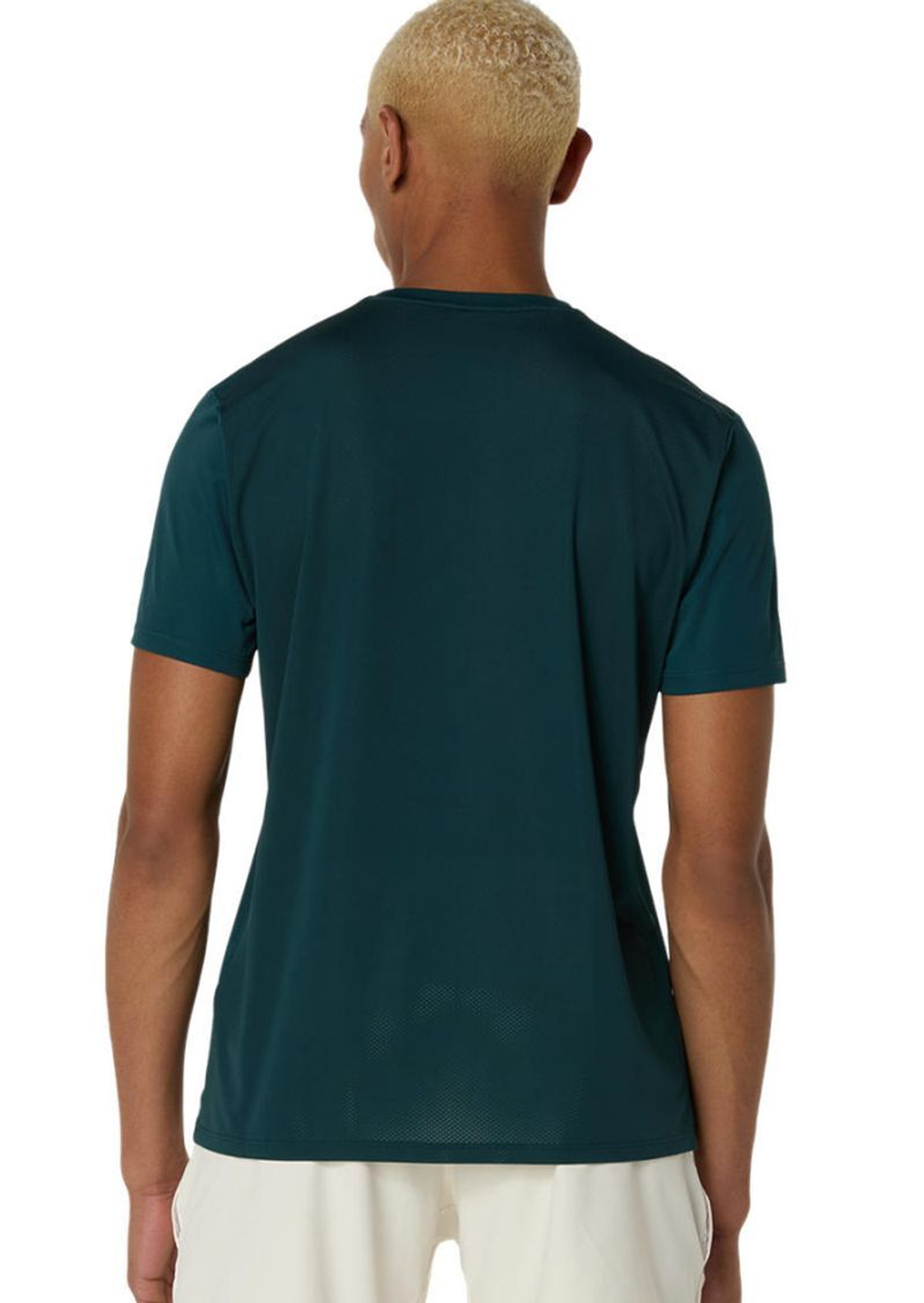 Мужская теннисная футболка Asics Match Seasonal Graphic - зеленый