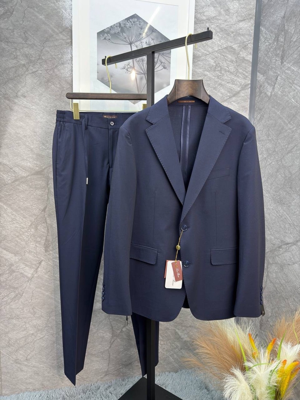 Льняной летний костюм Loro Piana