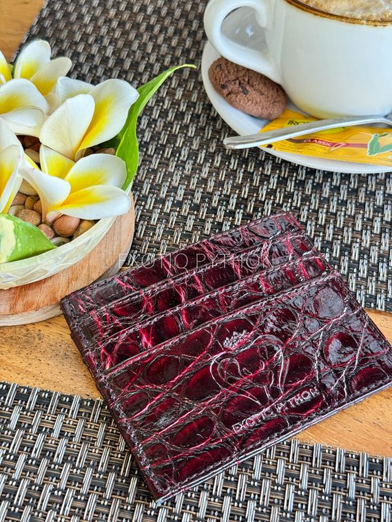 Картхолдер из кожи крокодила WA-208