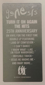 Genesis / Turn It On Again — The Hits (25th Anniversary Edition)(2LP)