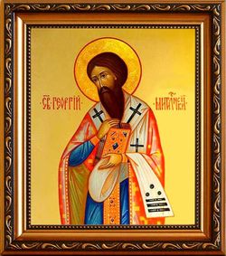 Георгий II Митиленский, Святитель, епископ. Икона на холсте.