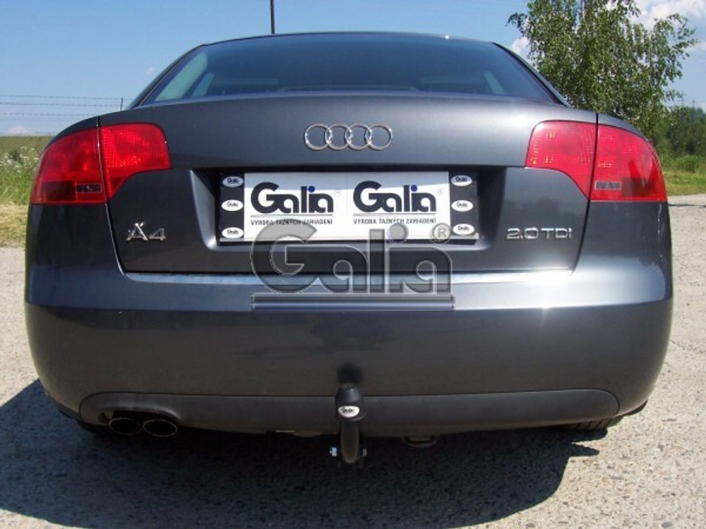 Фаркоп оцинкованный Galia A036A для Audi A4 2000-2007, VW Passat 1996-2005(паспорт и сертификат в комплекте)(без электрики)