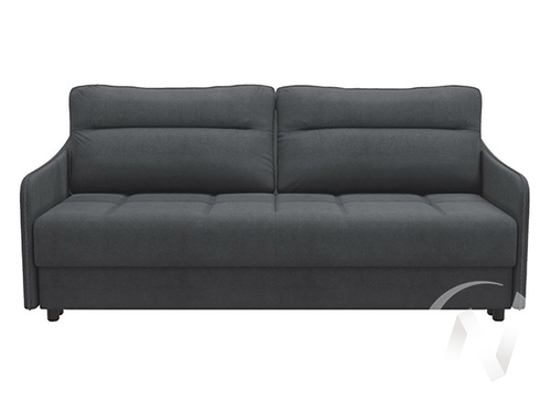 Диван прямой Манхеттен 3 (БД) LUMA 24 (графитовый)