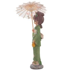 GAEM Фигурка декоративная "Гейша", L15 W15 H30 см, 2в.