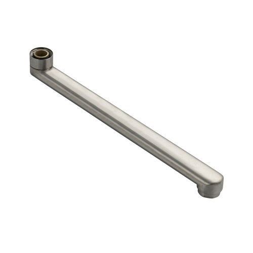 Гусак для ванны плоский L-образный 30 см САТИН 10716